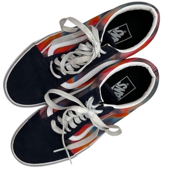 Vans Old Skool Aurora Multi Color Skate Shoes Sneakers Size 6.5 M/8 W - Picture 1 of 8